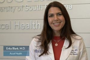 Dr Erika Blank - screengrab from What is Accel Health